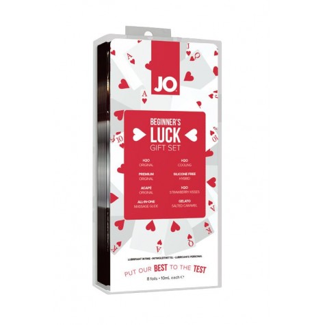 Подарочный набор смазок Beginner’s Luck Kit – 8 саше по 3 мл.